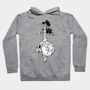 Skull and sword Hoodie